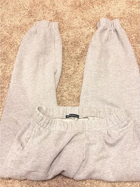 Brandy Melville Light Gray Sweatpants
